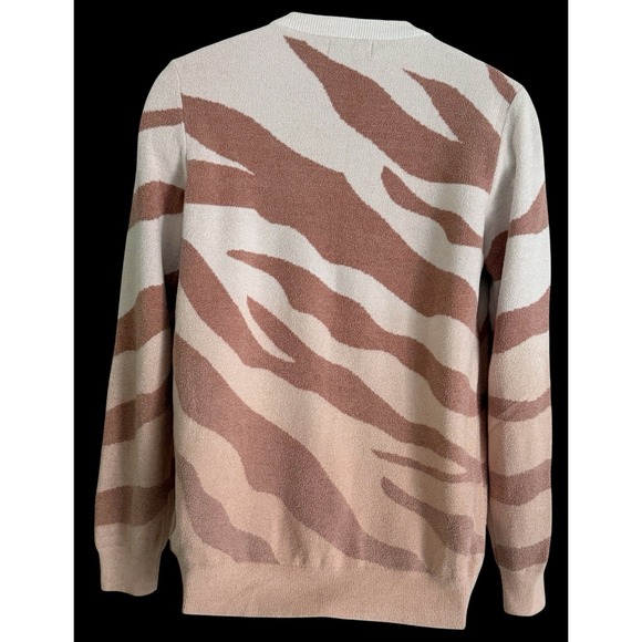 Barefoot Dreams Women‎ Pullover Sweater Cozy Chic Ultra Lite Ocean Reef Beige - Picture 5 of 8
